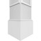 Ekena Millwork Craftsman Classic Square Non-Tapered Arts & Crafts Fretwork Column w/ Mission Capital & Mission Base CC1210ENACDMIMI - alternate 3